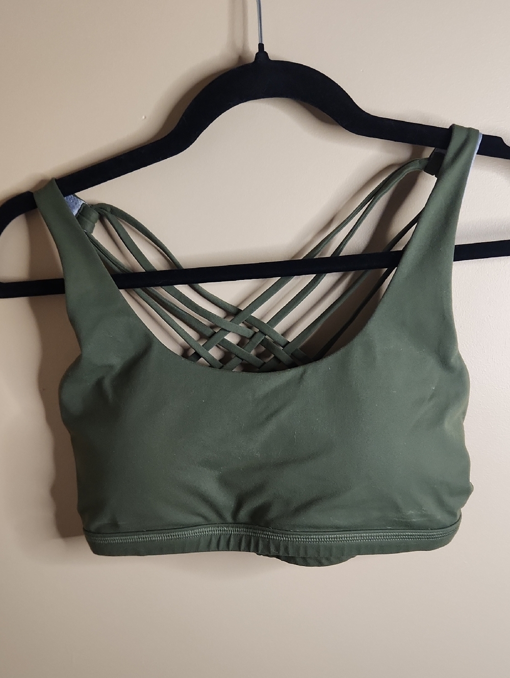 Born Primitive Vitality Sports Bra in Olive. Size M.